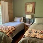 Forest Twin Bedroom at the retreat center